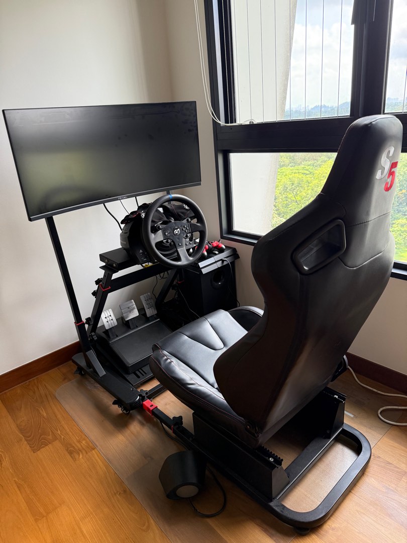 Full Racing Simulator including PlayStation 4 and sound system, Video ...