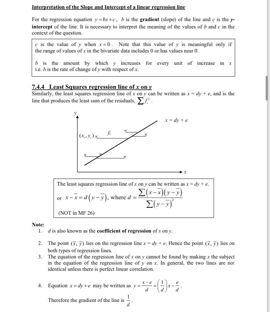 H1 Math Notes H1 Mathematics l 90RP A LEVEL NOTES Raffles Student Distinction H1 ...