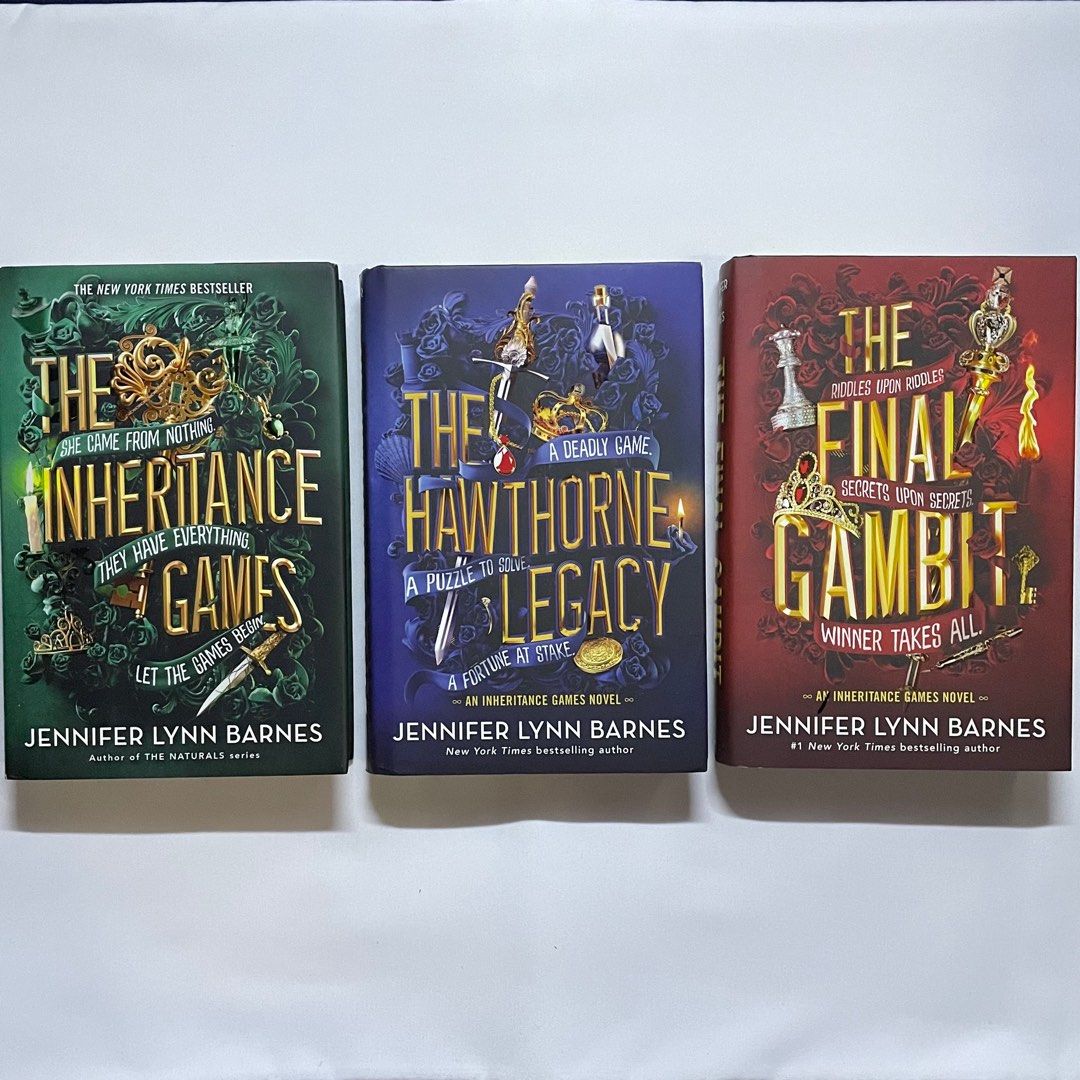 (Hardbound) The Final Gambit by Jennifer Lynn Barnes (Category: Storybooks) located in Quezon City. Submitted by bookscostudio (Listing ID 1358101350, Image 1). Description: The Inheritance Games & The Hawthorne Legacy - SOLD.