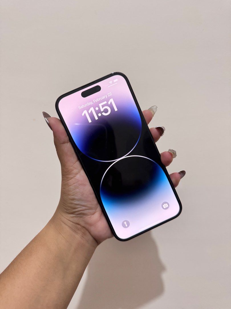 Iphone 14 pro max (256gb,FU) (Category: iPhone 14 Series) located in Cabanatuan. Submitted by chooseandgo (Listing ID 1358129235, Image 2). Description: No issue Factory Unlock any sim will do Bh: 82% With free original phone cases.