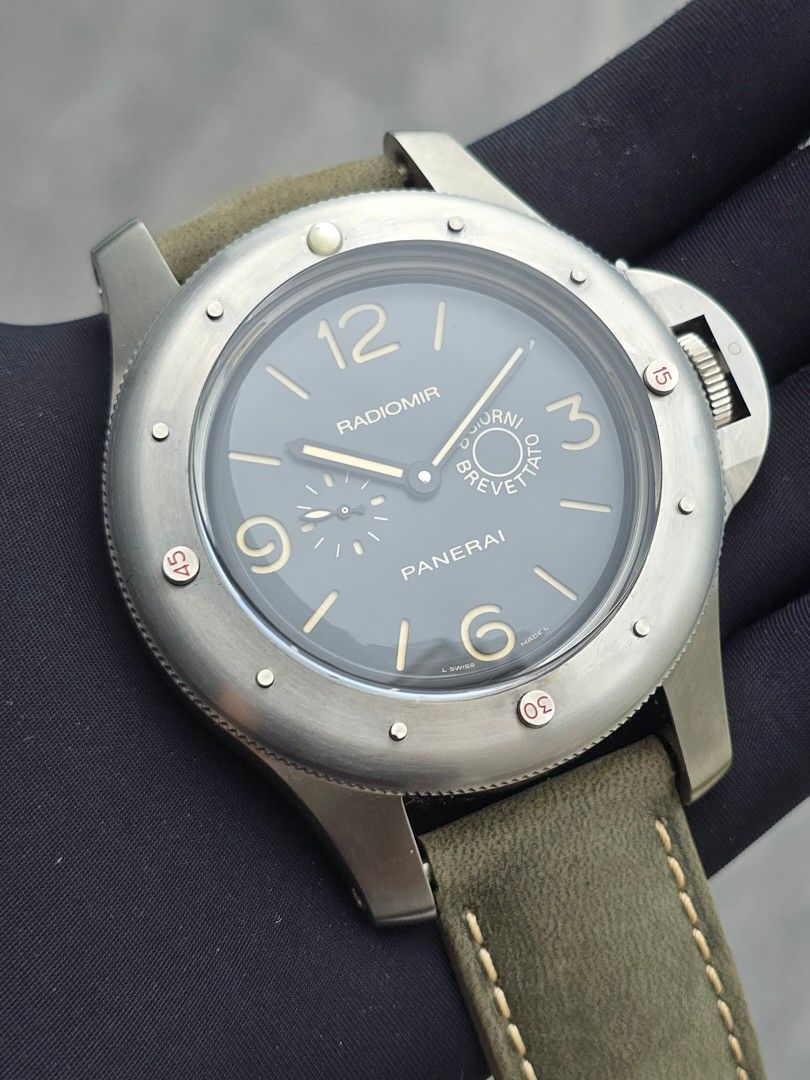 [RARE! 60MM!] PANERAI EGIZIANO RADIOMIR PAM00341 PAM341 PAM 341 LIMITED 500 PIECES SPECIAL EDITION TITANIUM L'EGIZIANO (Category: Watches) located in Singapore. Submitted by rollieinthedeep (Listing ID 1358046340, Image 3). Description: >MORE THAN 1000 Genuine real person reviews on Carousell! ⭐⭐⭐⭐⭐ Our one and only sales platform, no others! >>AUTHENTICITY GUARANTEE CERTIFIED PROFESSIONAL SELLER BY CAROUSELL!✅ BUY with peace of mind today! >>>PR