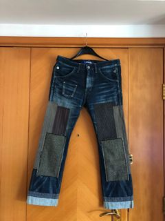 JUNYA WATANABE MAN 日本製拼布丹寧褲629386027249941126