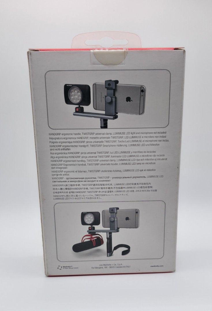 Manfrotto BaseGrip - Accessory Bar - for Smartphones (Category: Mounts & Holders) located in Manila. Submitted by markism (Listing ID 1358000310, Image 3). Description: Manfrotto BaseGrip - Accessory Bar - for Smartphones Brand New Brand: Manfrotto Color: Silver SRP: 3,095 Selling price: 550 RFS: Decluttering Comes with: Box Accessory Bar * IF SHIPPING - Shipping fee shouldered by the buyer - Shipping via LBC or Grab Express * Payment first inclu