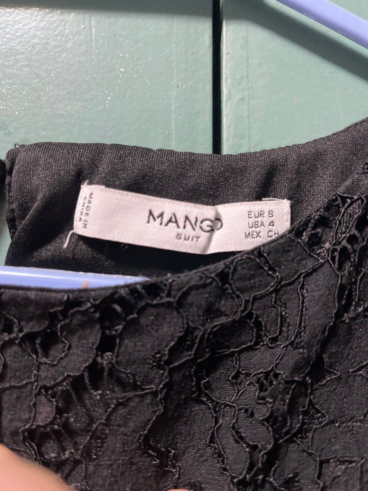 MNG Black Lace Long Sleeves Size S (Category: Longsleeves) located in Quezon City. Submitted by carmellaaa (Listing ID 1358115424, Image 2). Description: Payment via GCash Shipping c/o buyer.