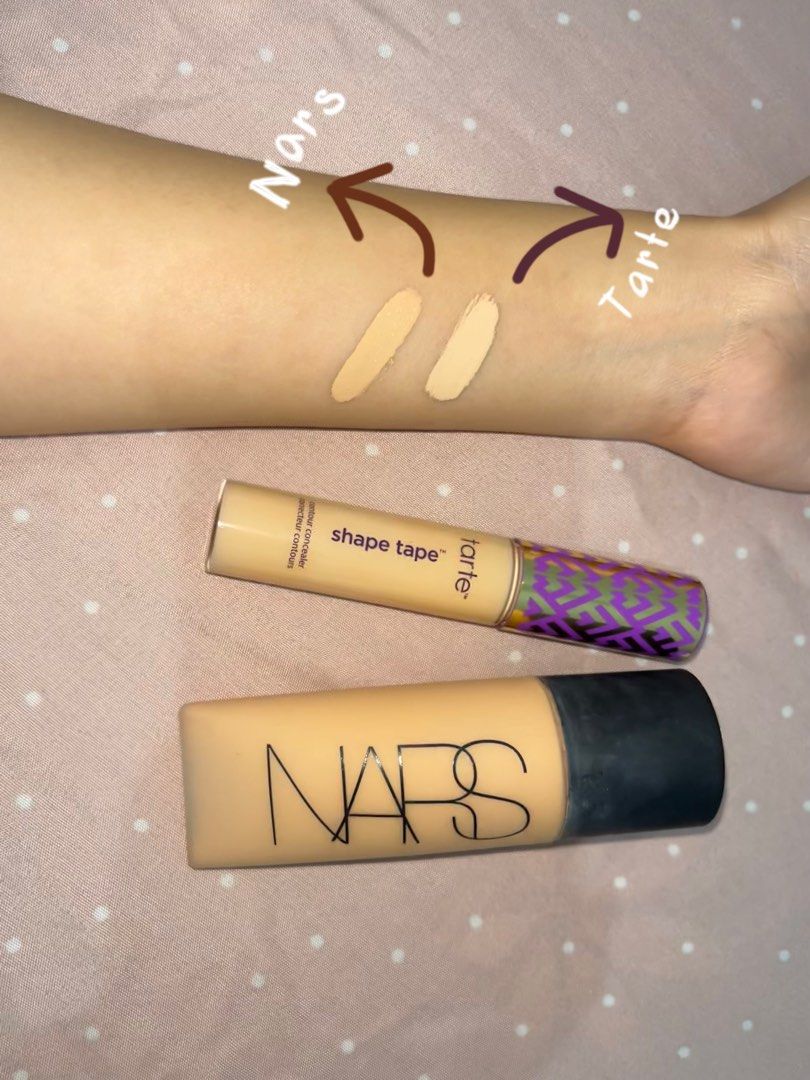 Nars Soft Matte Foundation + Tarte shape tape concealer, Beauty ...