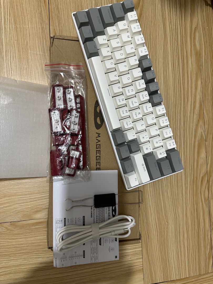 Original MAGEGEE MK STAR 61 MECHANICAL HOTSWAPABLE KEYBOARD RED SWITCH ...