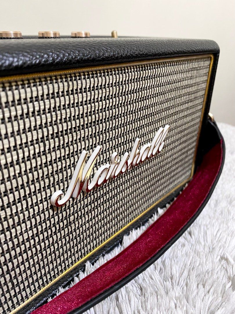 Original MARSHALL Kilburn I Portable Bluetooth Speaker, Black (Category: Portable Music Players) located in Manila. Submitted by simoonie (Listing ID 1358155103, Image 3). Description: Original Marshall Kilburn I (Killburn 1) Portable Bluetooth Speaker, store bought personally! 👍 Complete in original box; Hard to find model, current price in Amazon is USD598 or about PHP34,300 ✨ The Kilburn I is more loved compare to Kilburn II. Personally I fin