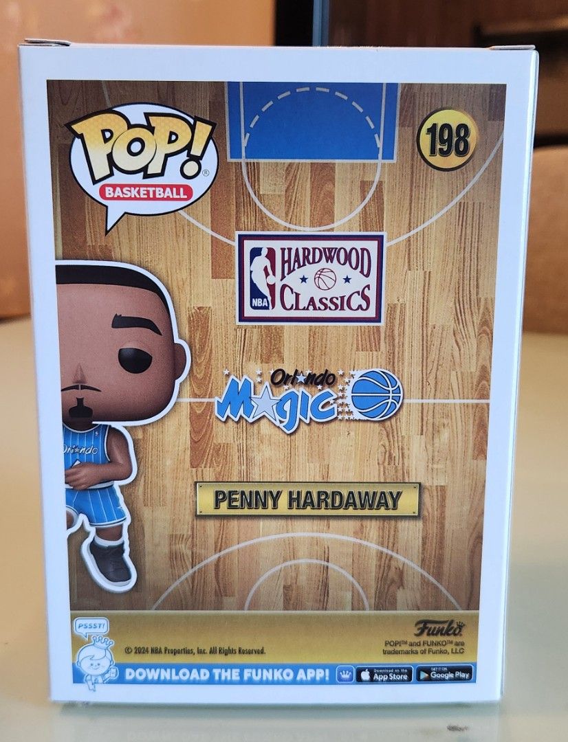 Penny Hardaway Funko Pop (Category: Figurines & Statues) located in Del Monte. Submitted by ron_alann (Listing ID 1357978990, Image 3). Description: penny hardaway set of two white and blue jersey magic QC. gcash. lalamove..
