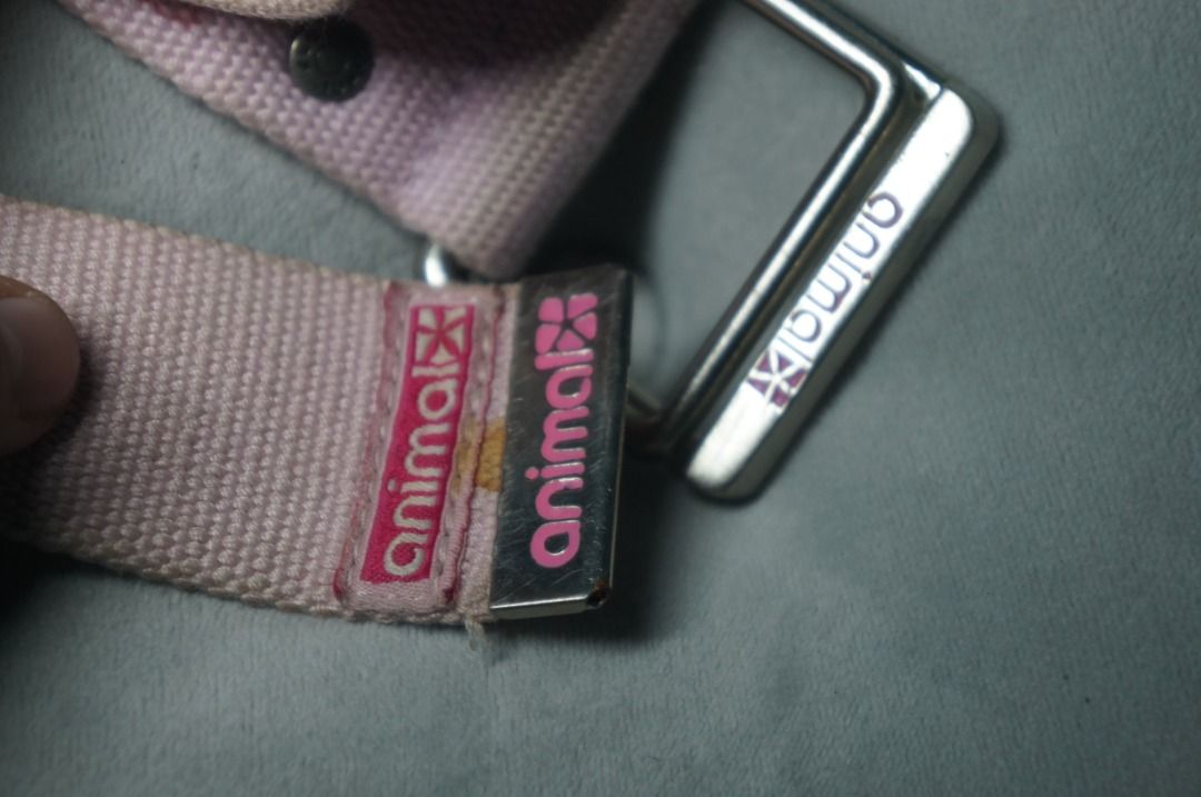 Pink Nylon Belt (Category: Belts) located in Taguig. Submitted by tcstuff (Listing ID 1358070897, Image 3). Description: Belt Measurements: 42 in x 1.5 in Newly cleaned belt. Newly polished metal hardware. Payment Method: GCash or GoGo Express COD .