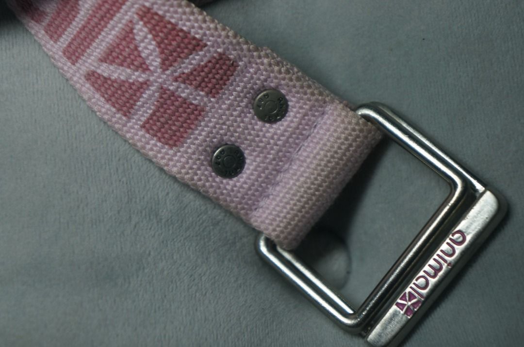 Pink Nylon Belt (Category: Belts) located in Taguig. Submitted by tcstuff (Listing ID 1358070897, Image 2). Description: Belt Measurements: 42 in x 1.5 in Newly cleaned belt. Newly polished metal hardware. Payment Method: GCash or GoGo Express COD .