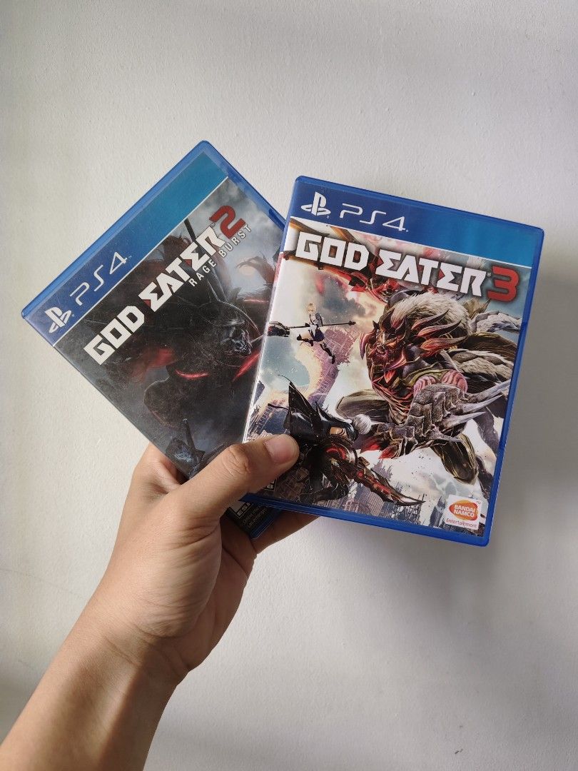 PS4: GOD EATER 2 & 3 / USED / GOOD AS NEW (Category: PlayStation) located in Manila. Submitted by mikkolosg20176 (Listing ID 1357977450, Image 1). Description: FOR SALE USED PS4 GAMES Price Range: 500 AND 600 Comment or PM lang po Can do Lalamove or Pick Up Gcash or COD Payment Same day delivery! Pin Location: Amelia Residence Taguig Thanks Admin 💕.