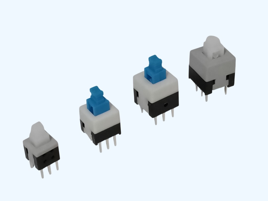 TACTILE PUSH BUTTON SWITCH 6-PIN (1-PC per ORDER), SELF LOCK MAINTAINED ...