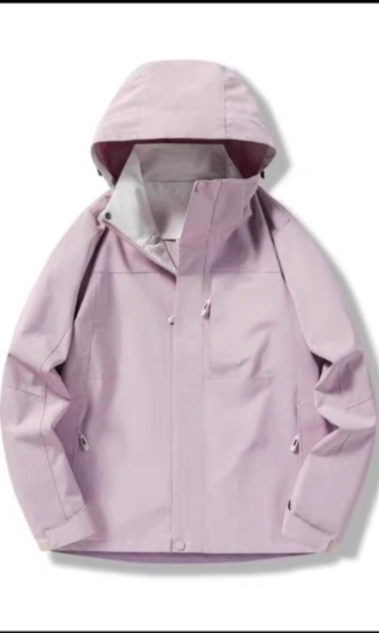 Windproof jacket (Category: Coats, Jackets and Outerwear) located in Singapore. Submitted by queeniest8 (Listing ID 1358034799, Image 1). Description: too big for me hence selling. XL in light purple brand new.
