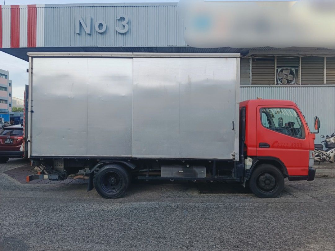 14Ft Box Tailgate Mitsubishi canter (Category: Commercial Vehicles for Rent) located in Singapore. Submitted by myautotrade (Listing ID 1319523276, Image 2). Description: 14Ft Box Tailgate 🔥LIMITED TIME PROMOTION 🔥 with FOC 24/7 Reverse camera! One of the most reliable workhorse for your needs. Reduce downtime in workshop! Manual Transmission Corporate use only We welcome long term customers to partner with us for exclusive rates and receive pr
