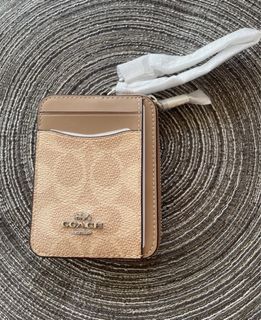 Authentic COACH Zip Card Case
