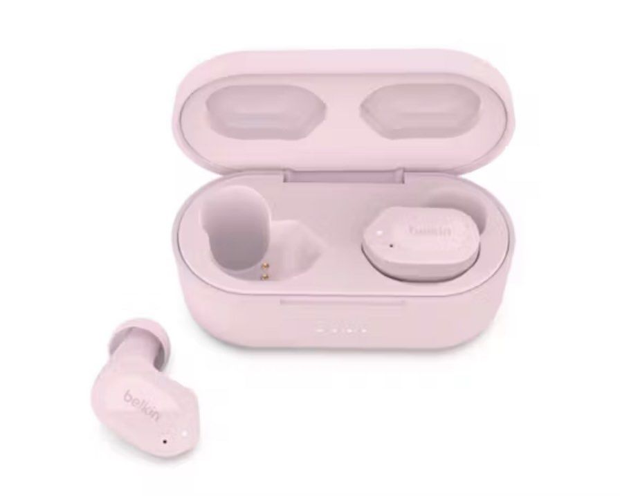 Belkin Soundform Play Pink (Category: Earphones) located in Pasig City. Submitted by margeshopping (Listing ID 1358197041, Image 1). Description: Brand New bought from Power Mac No issue fresh from the box.