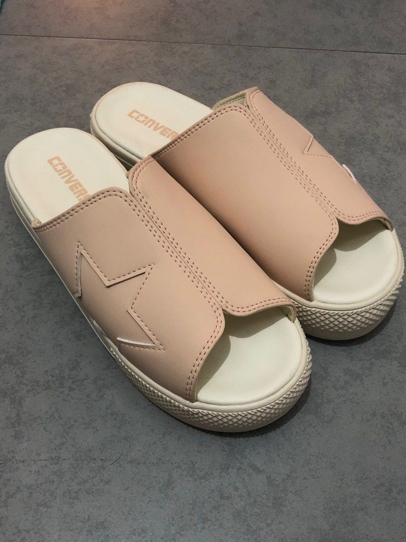 Converse Platform Sandals (Category: Flats & Sandals) located in Marikina City. Submitted by haponezza (Listing ID 1358276442, Image 2). Description: Bought from japan 24cm japan size Rfs: Wrong size Nego for sure buyer onlyy y2k, bratz, trendy, classy, basic minimalist, checkered, vintage, wedge, heels, platform mule .