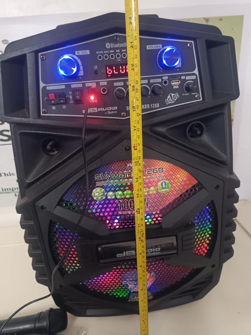 DB AUDIO 12" woofer Mobile Public Address Karaoke Party Box, Audio ...