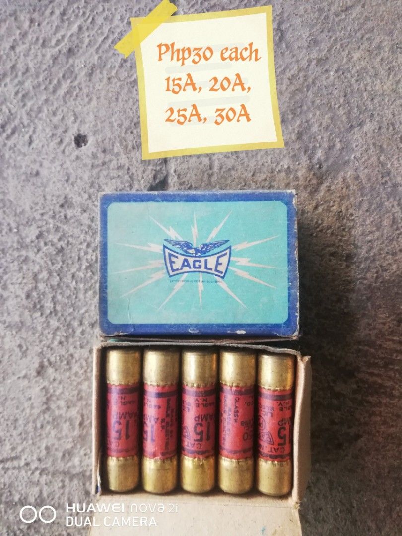 Eagle Cartridge Fuse (Category: Electrical, Adaptors & Sockets) located in Iloilo. Submitted by pinspirewitha (Listing ID 1358163200, Image 1). Description: Sold per piece. Wholesale price available for wholesale purchases..