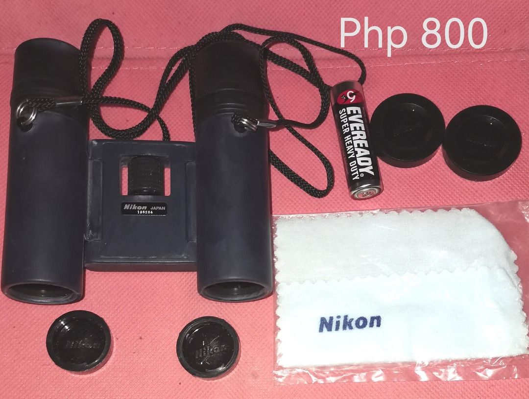 Field Binoculars Telescope for sale (Category: Hiking & Camping) located in Los Banos. Submitted by princessbotique (Listing ID 1358284651, Image 1). Description: Field Binoculars Telescope for sale a) Kingstar Binoculars Telescope 12 x 50 Preloved with case Only Php 1200 b) Field Binoculars Telescope 60 x 60 Only Php 900 c) Arena Vixen M8 x 12 preloved Php 400 d) Nikon 8 x 20 Like new Php 800 Please add shipping fee From Los Banos Laguna Meetups