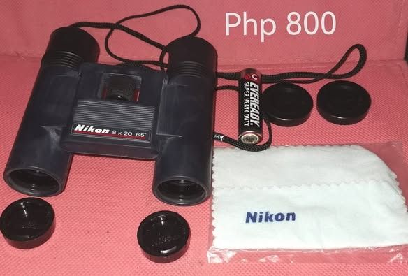 Field Binoculars Telescope for sale (Category: Hiking & Camping) located in Los Banos. Submitted by princessbotique (Listing ID 1358284651, Image 2). Description: Field Binoculars Telescope for sale a) Kingstar Binoculars Telescope 12 x 50 Preloved with case Only Php 1200 b) Field Binoculars Telescope 60 x 60 Only Php 900 c) Arena Vixen M8 x 12 preloved Php 400 d) Nikon 8 x 20 Like new Php 800 Please add shipping fee From Los Banos Laguna Meetups