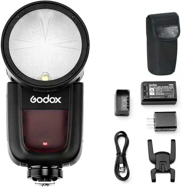 GODOX V1 SONY (Category: Camera Bags & Carriers) located in San Juan City. Submitted by urbangiz_greenhillsmall (Listing ID 1358244512, Image 1). Description: Offering a powerful 76Ws output along with a distinct design, the Godox V1 Flash is an advanced light source with features that clearly reflect the current state of the industry. Compatible with Sony ADI / P-TTL, this flexible on-camera light is distinguished by its round head, which provid
