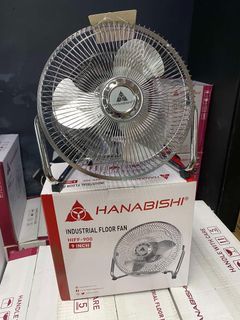 Hanabishi Industrial Floor Fan / Desk Fan 9" Metal Blade HIFF900
