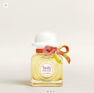 Hermes TwillyGinger絲巾香水新款 牡丹生薑糖雪松花白帽子85ml EDP629414666039051128