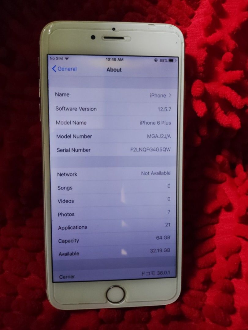 Original IPhone 6 plus 64gb (Category: iPhone 6 Series) located in Manila. Submitted by wilmart18 (Listing ID 1358181363, Image 3). Description: From Japan locked and need to open line DoComo as a network carrier has a small dent on the upper left side. with slight yellow above the screen #iphone6plus #iphone #cellphones #iphonesixplus #iphonesix #iphone6.