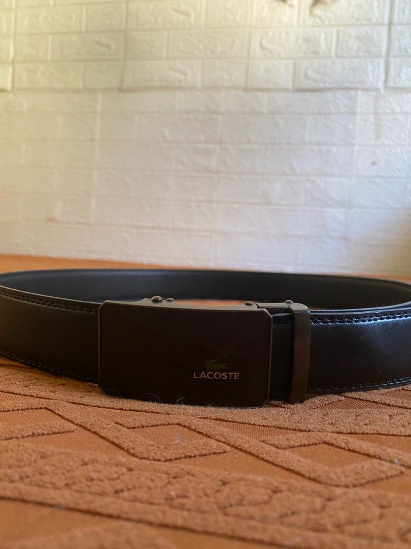 Lacoste Belt for men original (Category: Luxury Accessories) located in Angeles City. Submitted by sanny2827 (Listing ID 1358245633, Image 1). Description: Brand new never been used No box included belt only.