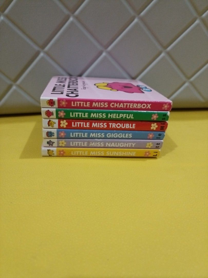Little Miss boardbook bundle (Category: Children's Books) located in Dasmarinas. Submitted by chscollections (Listing ID 1358326155, Image 3). Description: Bundle price only Obvious flaws are seen in photos Book preview shown in photos 💸 Gcash 🚚 J&T, Lalamove, Shapi co via J&T 📌 Dasmarinas, Cavite.