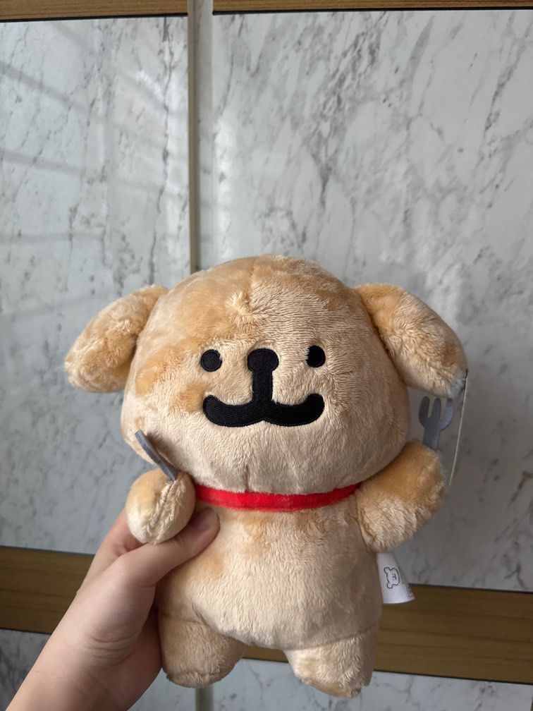 Miniso Maltese brown dog plush, Hobbies Toys, Toys Games on