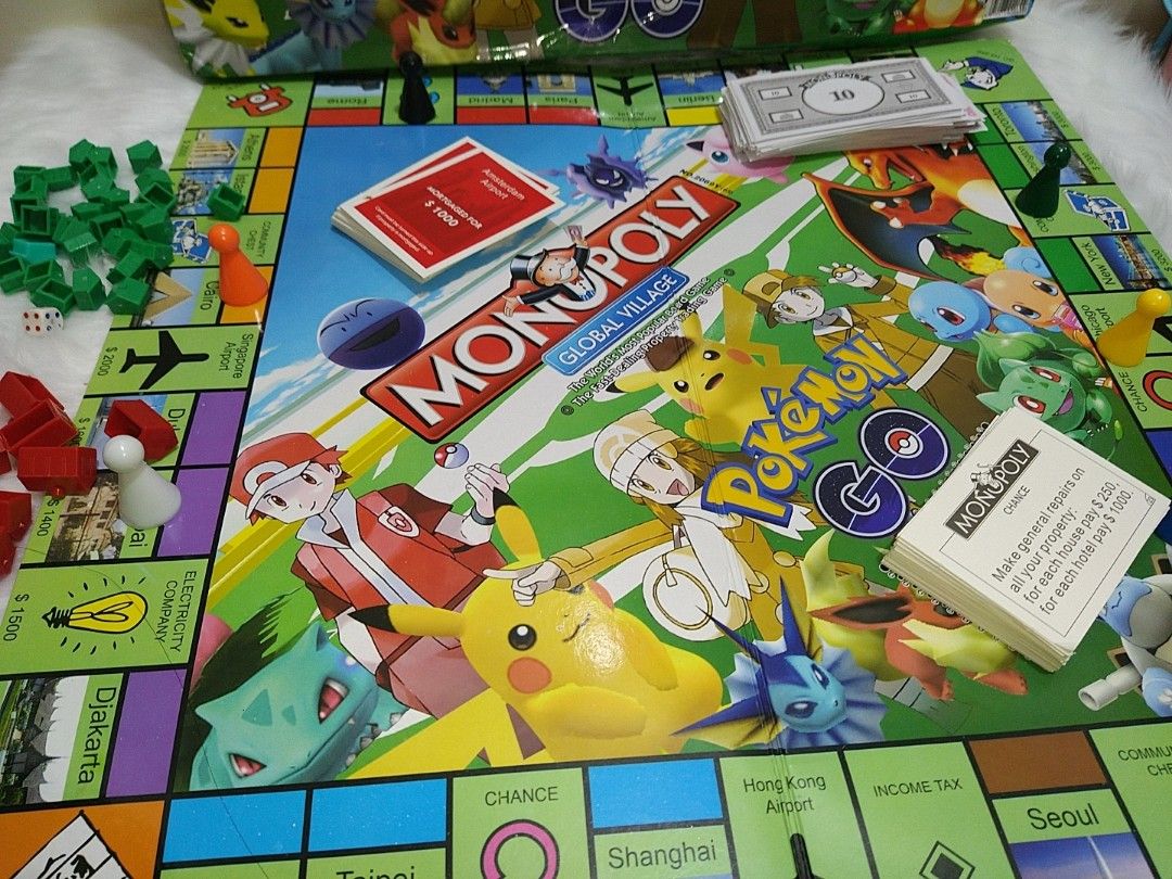 Monopoly Pokemon Go Global Village (Category: Character Goods) located in Cavite. Submitted by tinetaclesss (Listing ID 1358306471, Image 2). Description: complete.