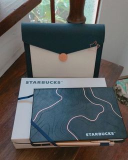 ONHAND SEALED Starbucks 2024 Planner (Navy Blue)