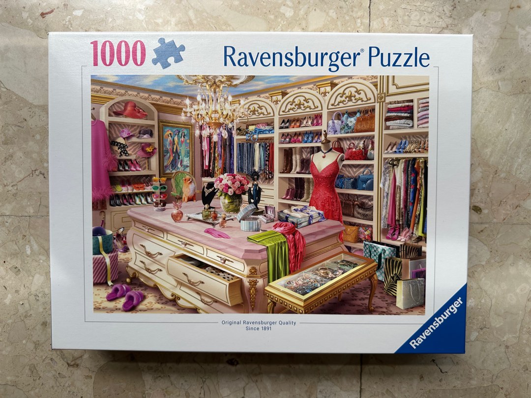 Ravensburger Jigsaw Puzzle 1000 Pieces - The Coveted Closet, Hobbies ...