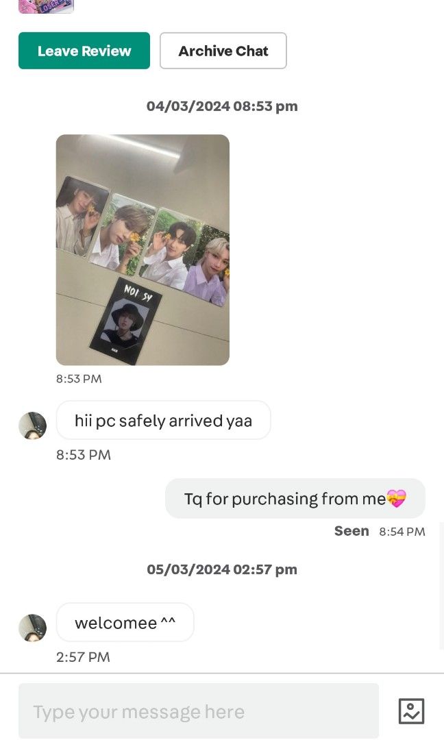 Reviewss (Category: K-Wave) located in Klang. Submitted by blazeknots (Listing ID 1358279708, Image 3). Description: reviews u may chat if there is any concerns regarding goods.