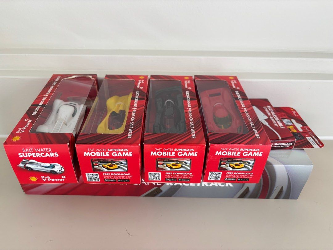 Shell Racing Toy Track Shell V-Power Race Track and Cars Salt Water Supercars, Hobbies & Toys ...