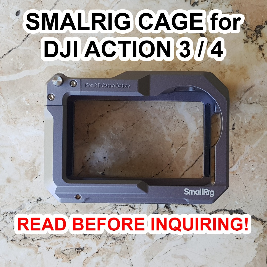 SmallRig Cage for DJI Osmo Action 3 / 4, Photography, Photography ...