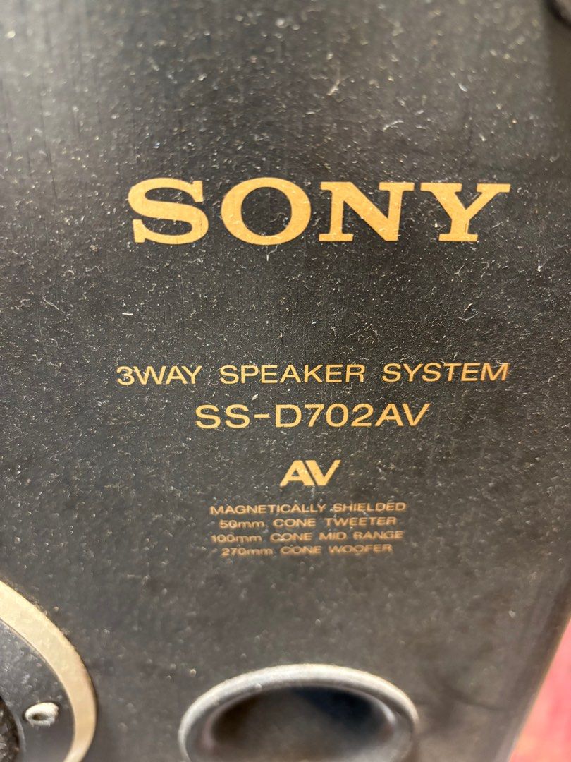 Sony 3 way speaker system65561062227969112