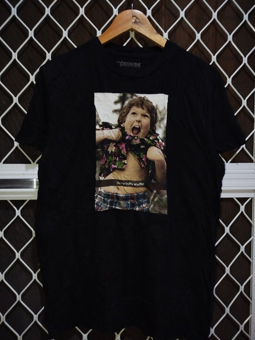 The Goonies T-shirt (Category: Tshirts & Polo Shirts ) located in Zamboanga. Submitted by notcaker (Listing ID 1358326391, Image 1). Description: Medium to Large sizing.