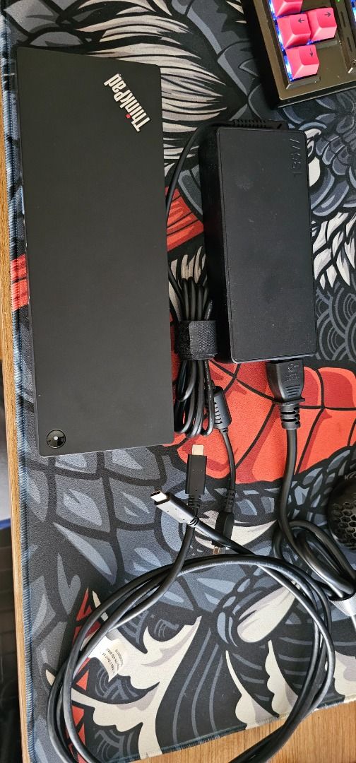 ThinkPad Thunderbolt 3 Dock (Category: Other Accessories) located in Pasay City. Submitted by bs_flatline (Listing ID 1358234032, Image 1). Description: ThinkPad Thunderbolt 3 Dock https://pcsupport.lenovo.com/ph/en/solutions/acc100356 Dock, Charger and Thunderbolt 3 cable only. NO other cables included.