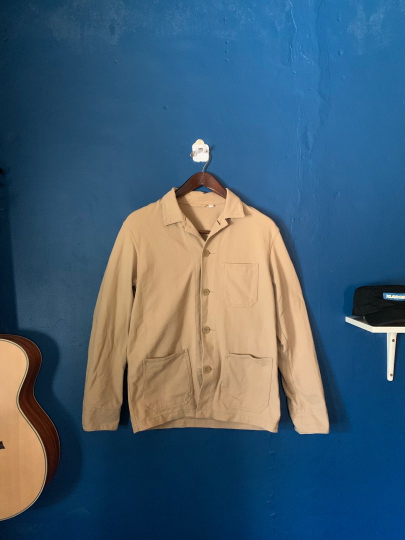 COATED WORK JACKET_KHAKI main image 0