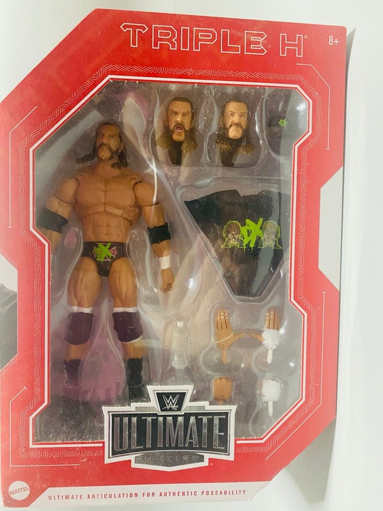 WWE Ultimate Edition Triple H Action Figure Fan Takeover Amazon 