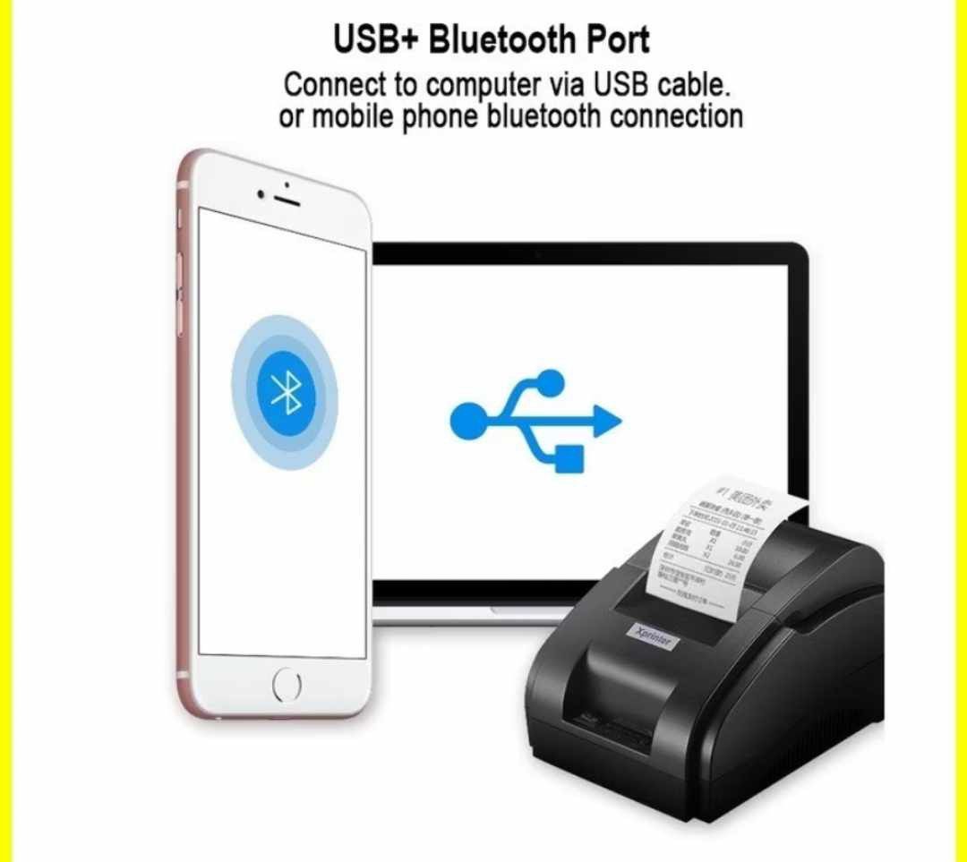Xprinter 58mm Bluetooth USB thermal receipt printer (Category: Printers, Scanners & Copiers) located in Manila. Submitted by angeldecaa52449 (Listing ID 1358176259, Image 2). Description: Same day delivery ✅ Cash on delivery via lalamove ✅ Gcash payment accepted ✅ Bank bpi payment accepted ✅ Available stocks on hand ✅ Open for retail and bulk orders ✅ Direct Message for more info 📥📨.