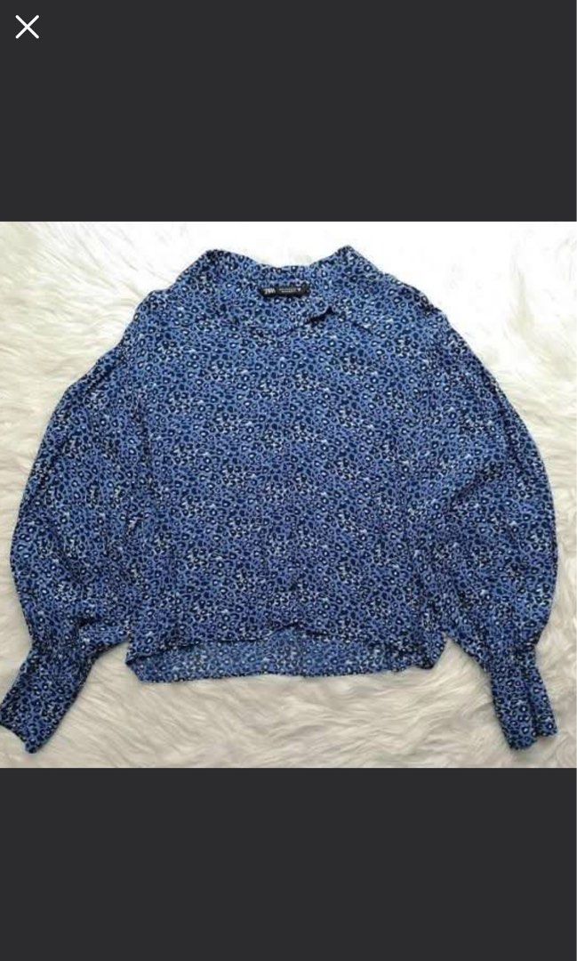 Zara Leopard Print Button Down Top (Category: Longsleeves) located in Manila. Submitted by frenchmacaron (Listing ID 1358197346, Image 1). Description: Fits XS-M.