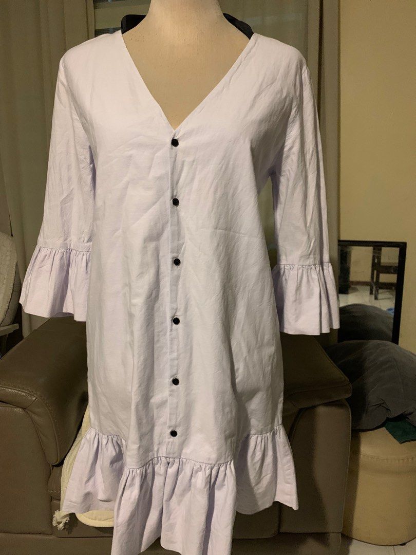 Zara light blue doll dress (Category: Dresses) located in Angeles City. Submitted by criscoz (Listing ID 1358307634, Image 1). Description: Preloved Zara light blue doll dress Still good condition 450.