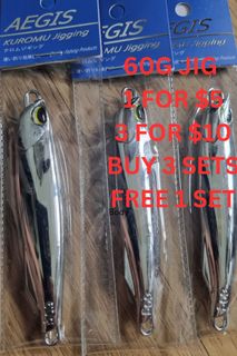 ​Premium Fishing Tackle Garage Sale – Brand New & Used Gear (Lures, Jigs, Egi)

 Collection item 3