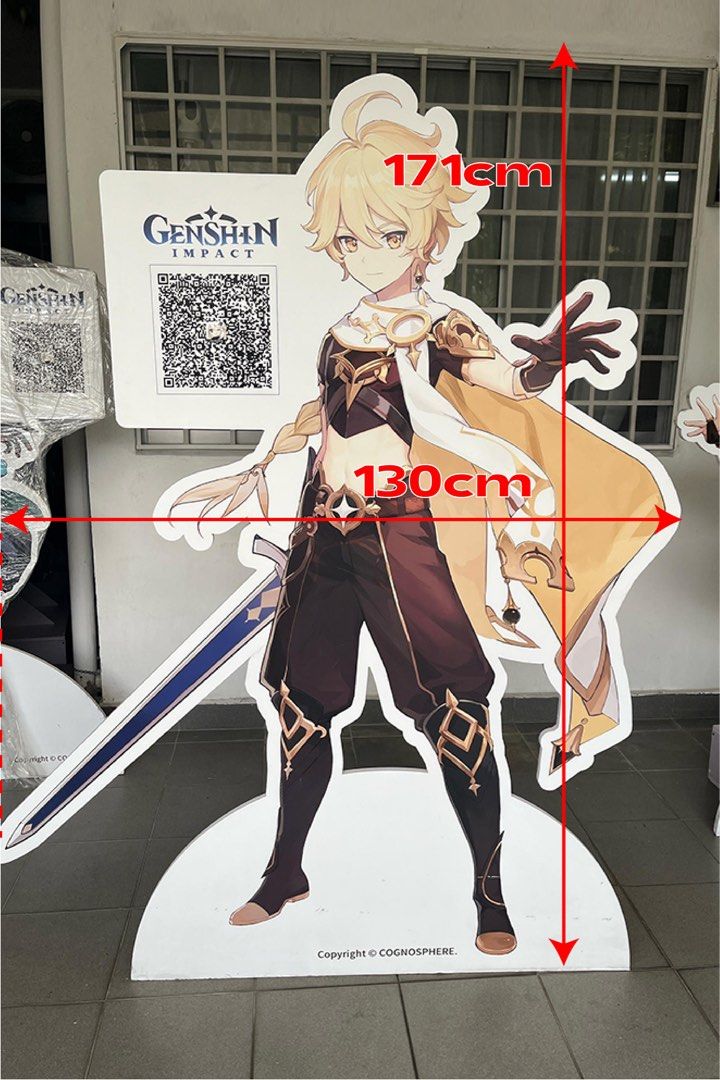 Aether Genshin Impact Original Official Standee, Hobbies & Toys ...