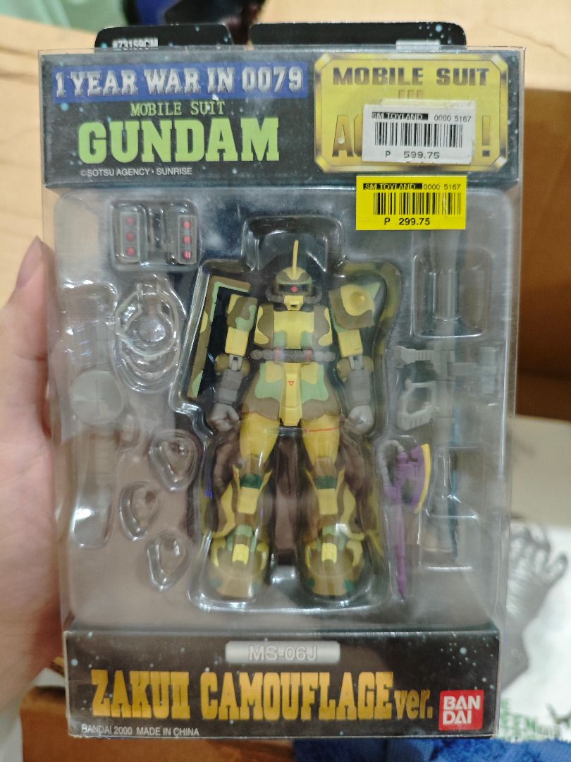 Bandai MSIA MIA MS-06F Zaku II Mobile Suit In Action 1 Year War In 0079 ...
