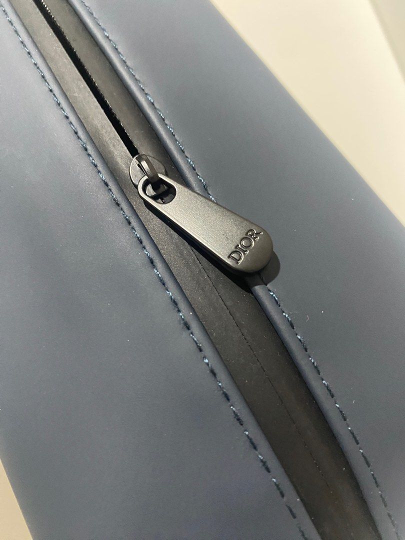 Unused: Dior pouch - authentic (Category: Luxury Bags & Wallets) located in Manila. Submitted by krishmeow (Listing ID 1358462849, Image 3). Description: Unused: Dior Complimentary pouch ‼️AVAILABLE ➡️navy blue sauvage pouch- php 500 Brand New from Dior Location: malate manila.